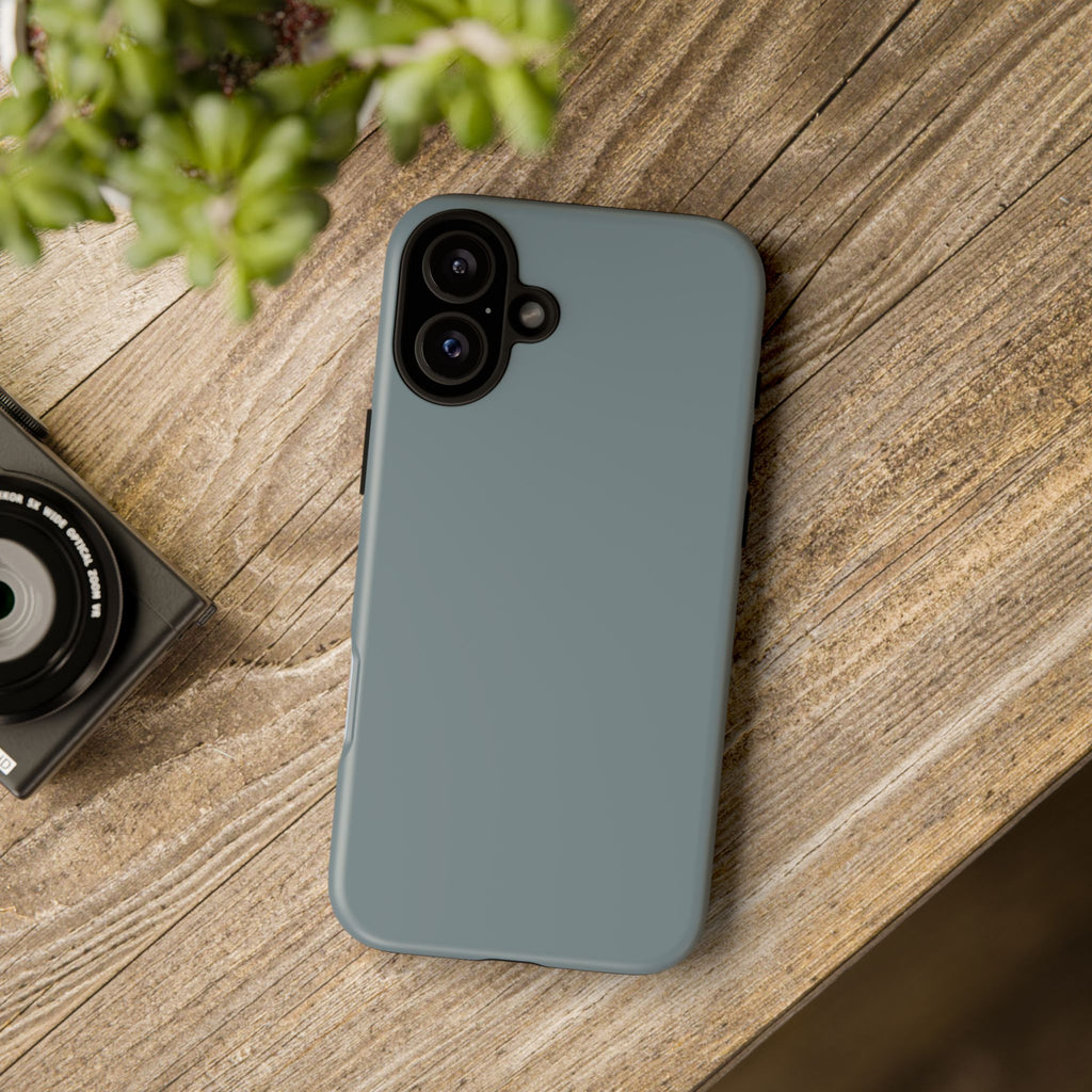 Tough iPhone Case - Blue/Grey Color