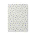 Blue Floral Softcover Journal – Pocket Notebook with Printed Inside Pages