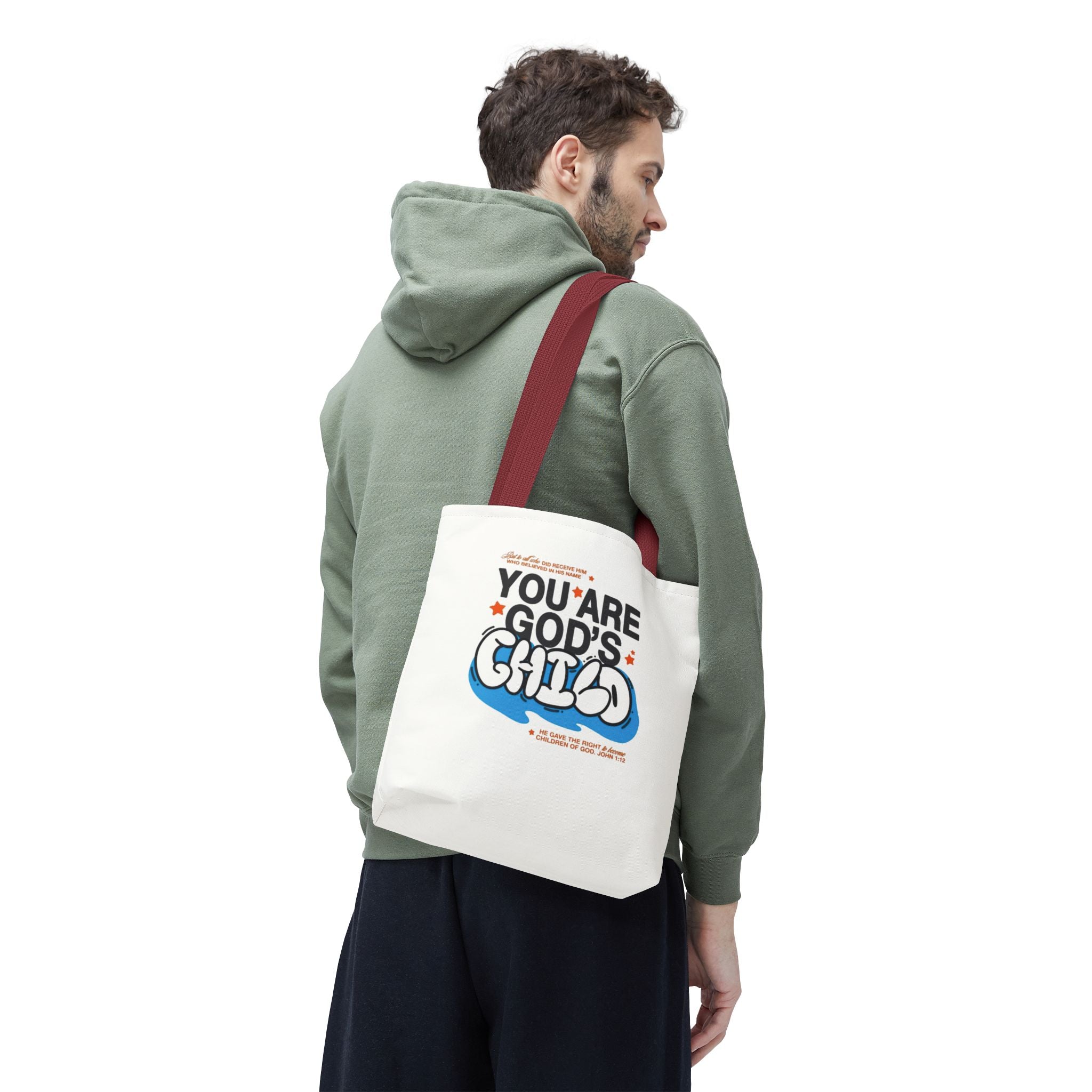 Inspirational "You Are God's Child" Tote Bag