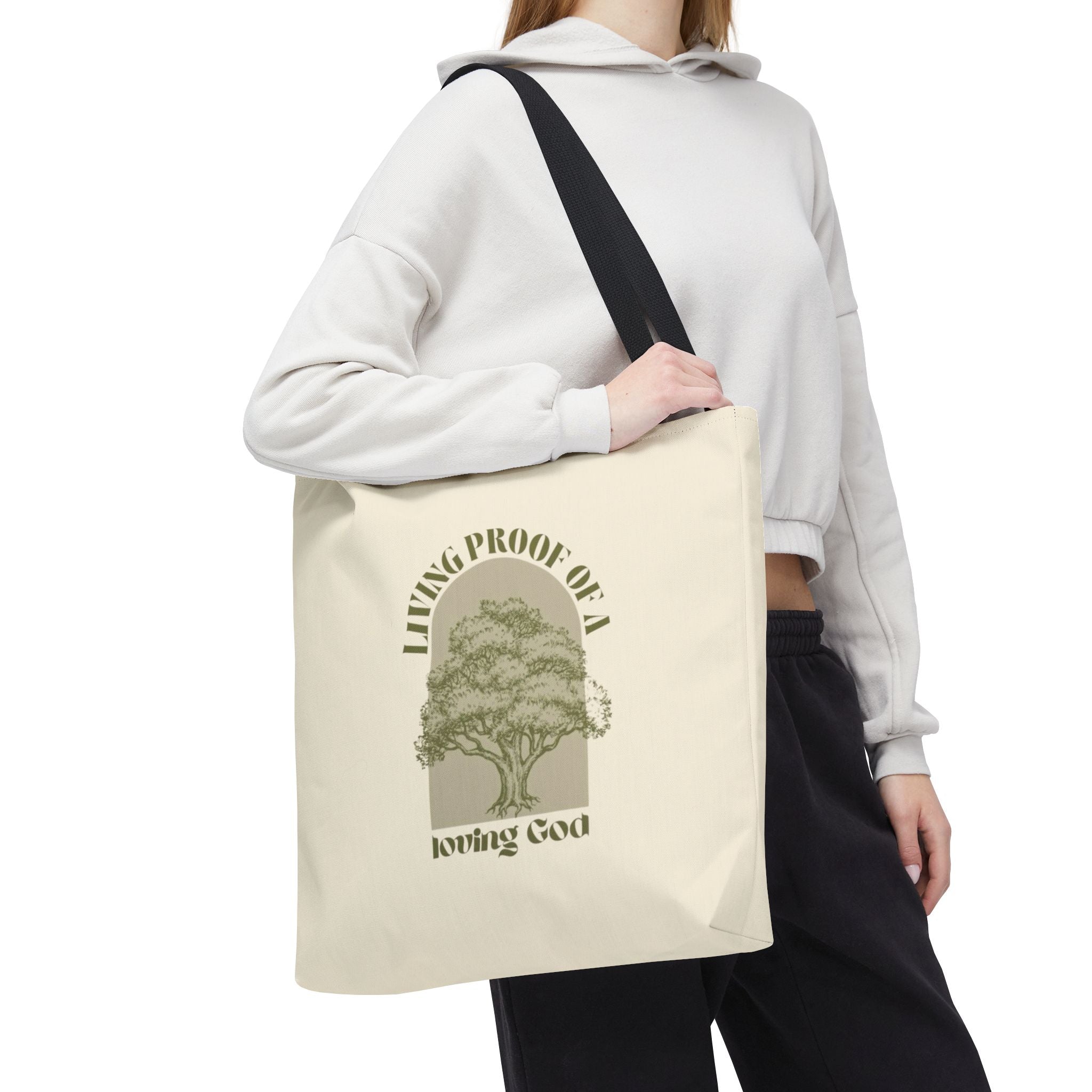 Living Proof Of A Loving God Tote Bag