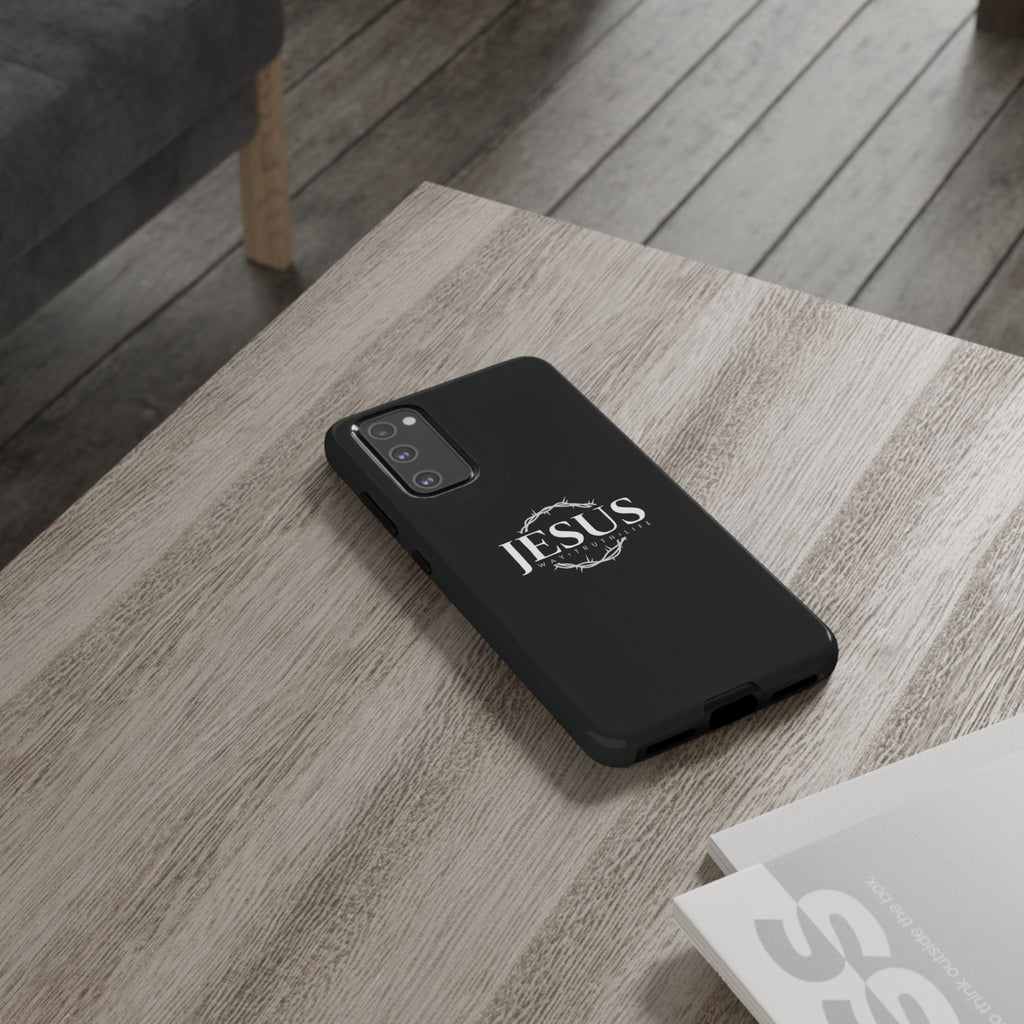 Jesus Crown Tough Phone Case — Faith-Based Case