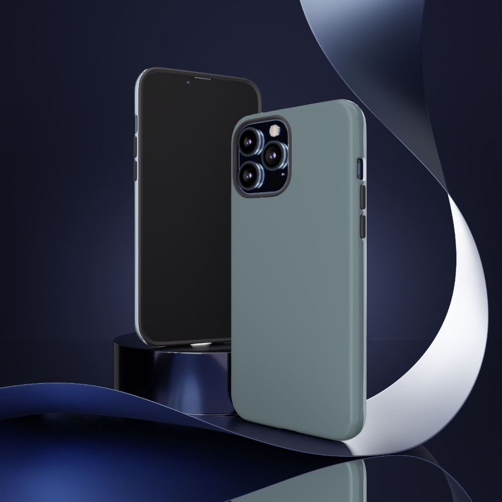 Tough iPhone Case - Blue/Grey Color