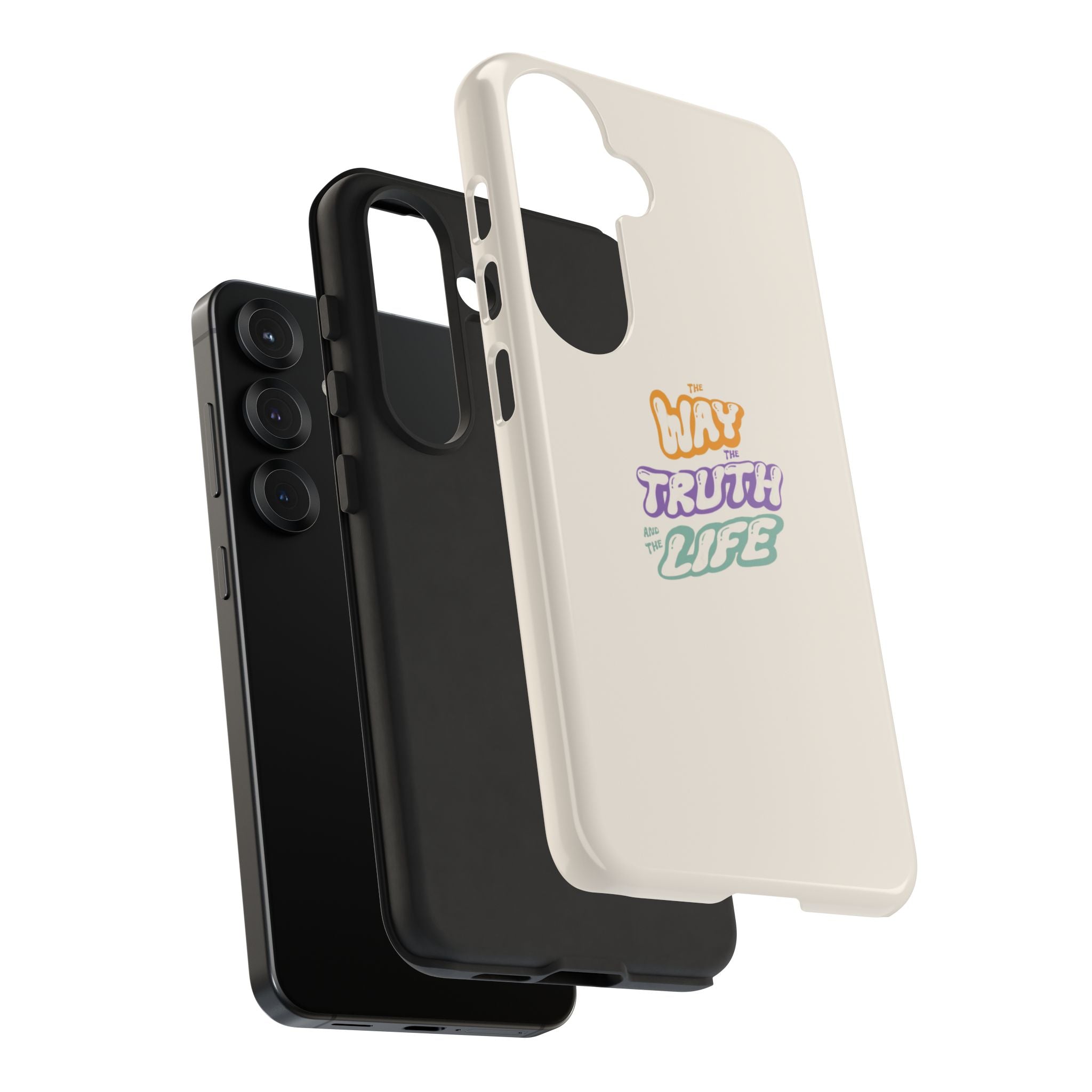 'Way,Truth,Life' Pastel Graphic Protective Tough Case