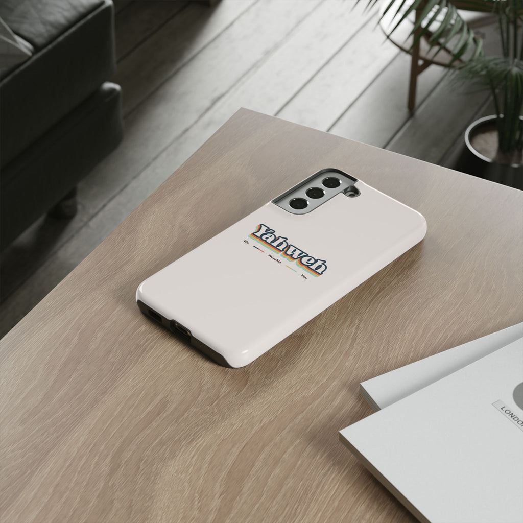 Yahweh Phone Case — Retro Faith Tough Case