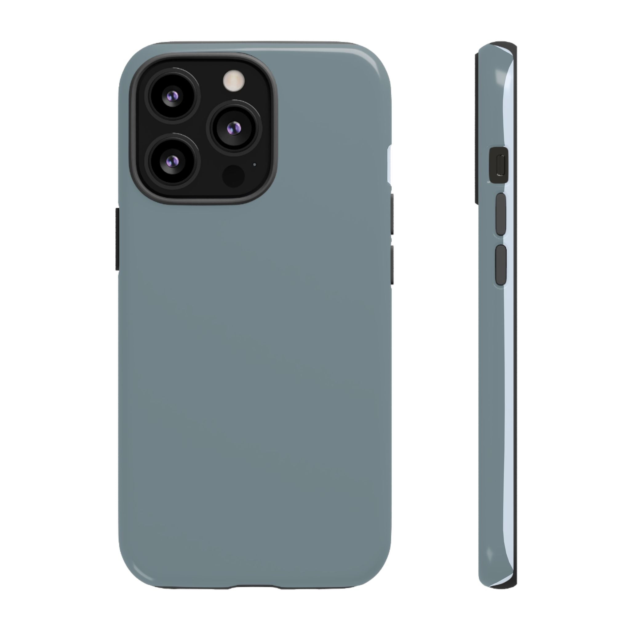 Tough iPhone Case - Blue/Grey Color