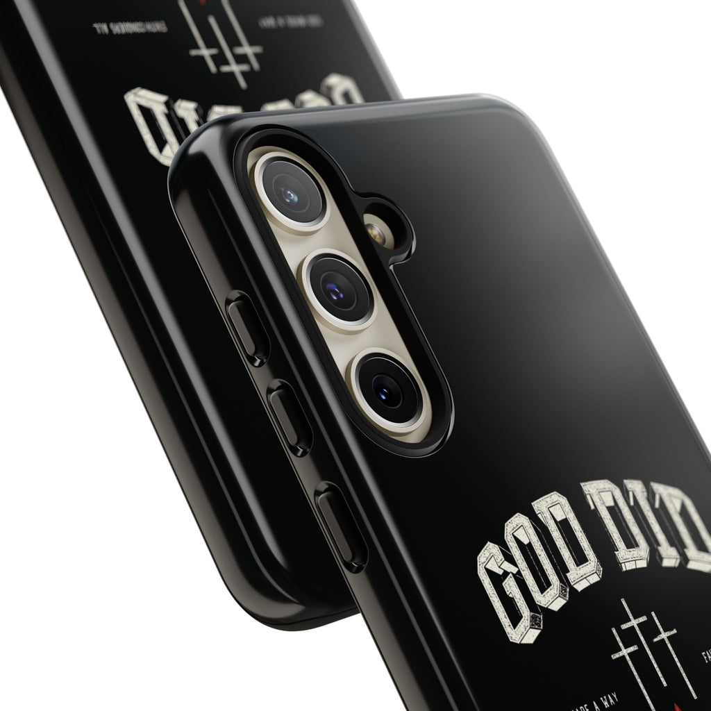 "God Did" "God Wins" Tough Phone Case