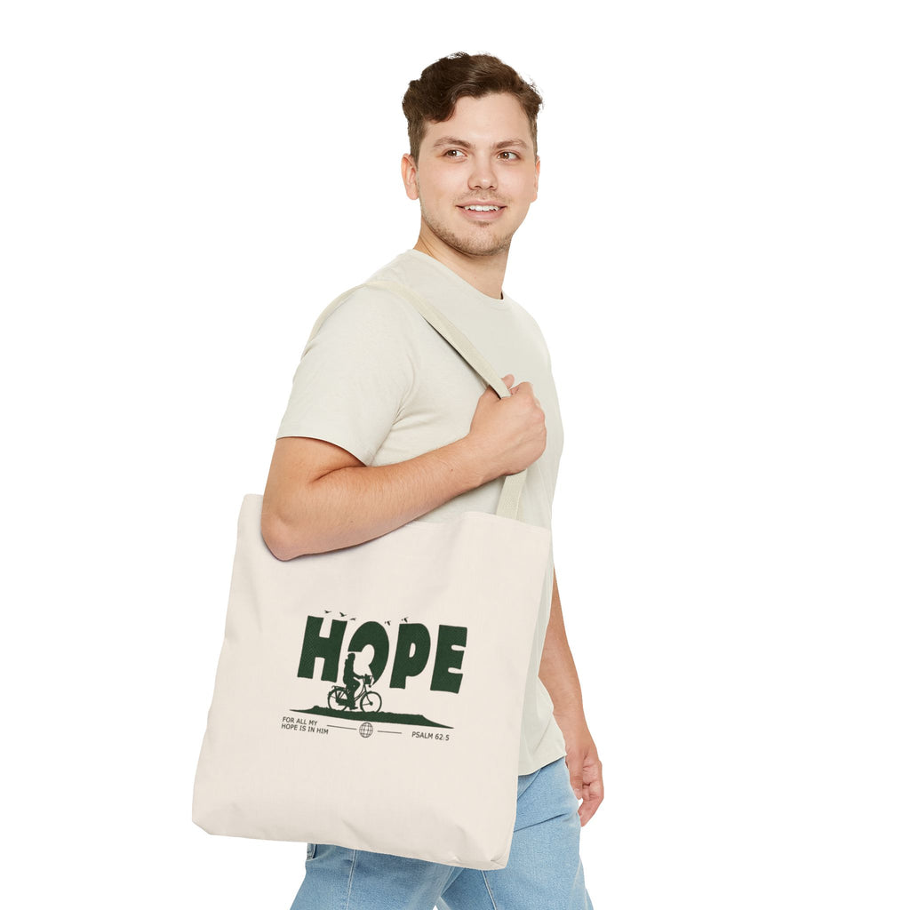 "Hope" Tote Bag — Inspirational Canvas Tote