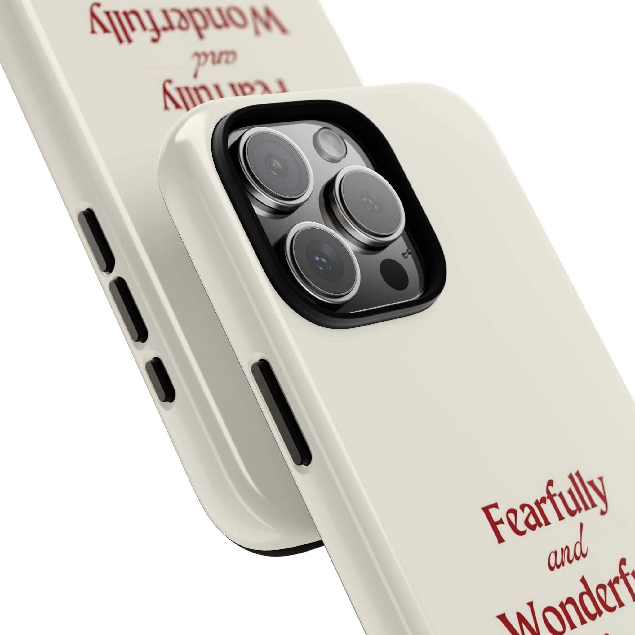 Tough Phone Case — "Fearfully and Wonderfully Made" Christian Scripture Protective Case