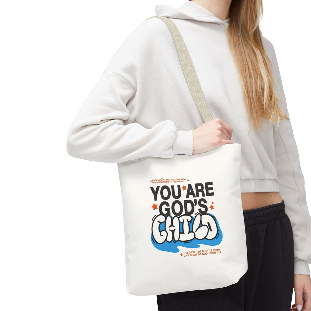 Inspirational "You Are God's Child" Tote Bag