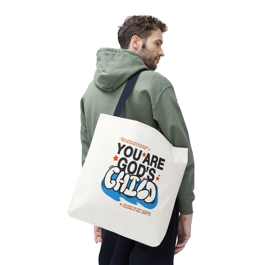 Inspirational "You Are God's Child" Tote Bag