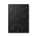Black Marble Softcover Journal — Elegant Notebook with Printed Interior Pages