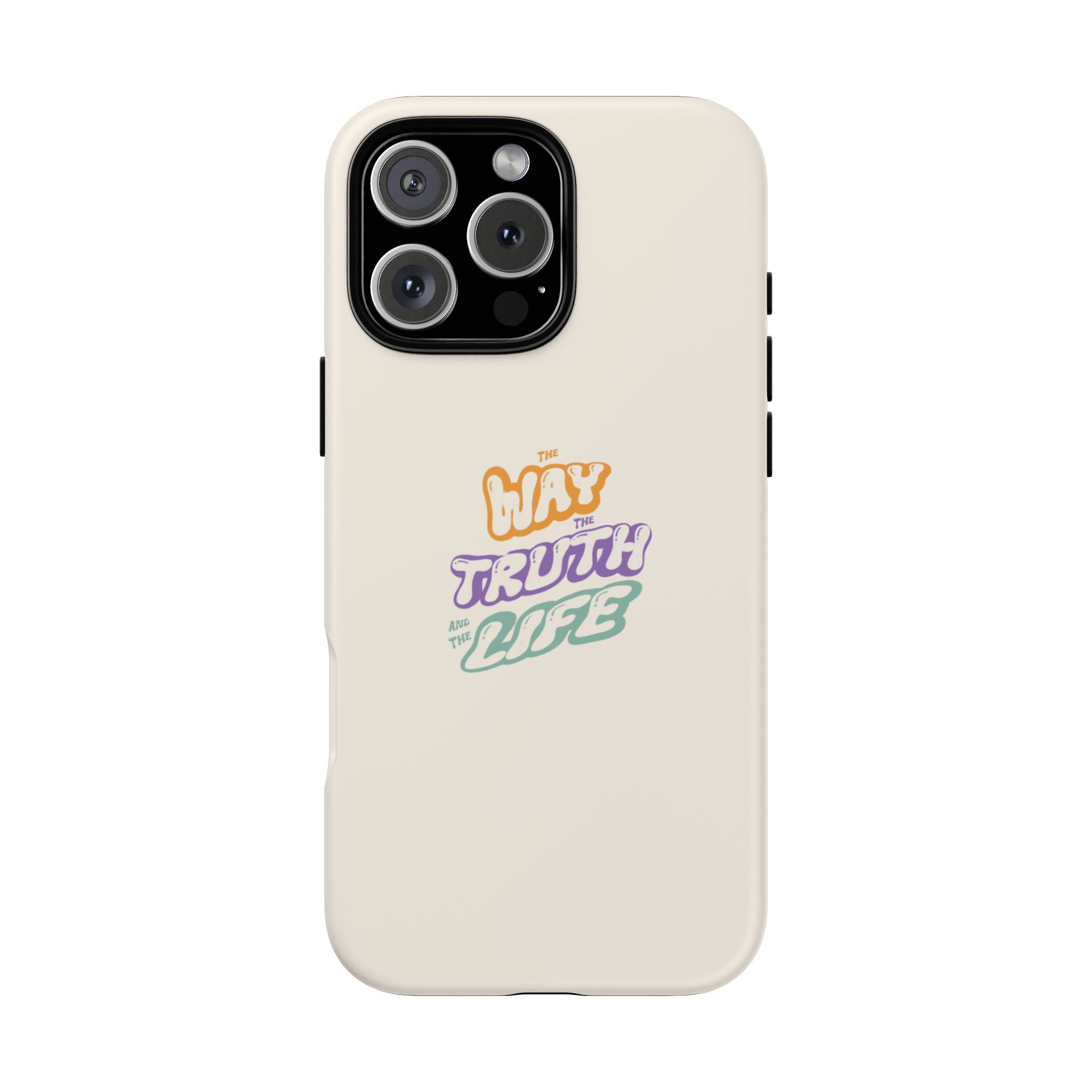 'Way,Truth,Life' Pastel Graphic Protective Tough Case