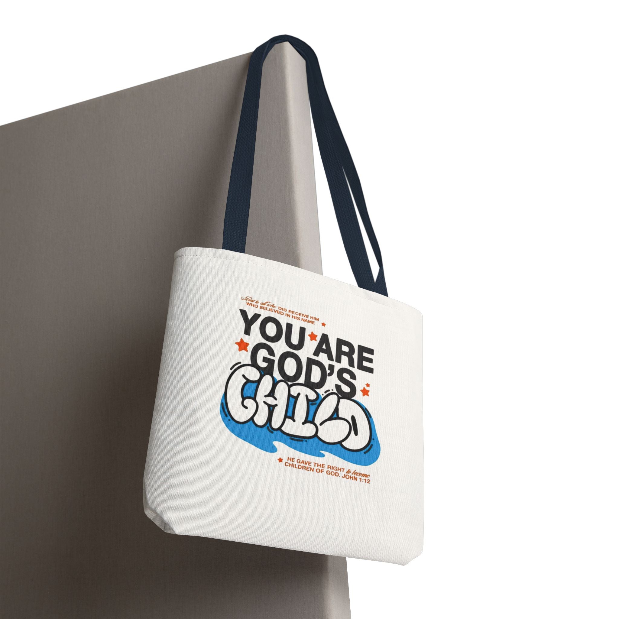 Inspirational "You Are God's Child" Tote Bag