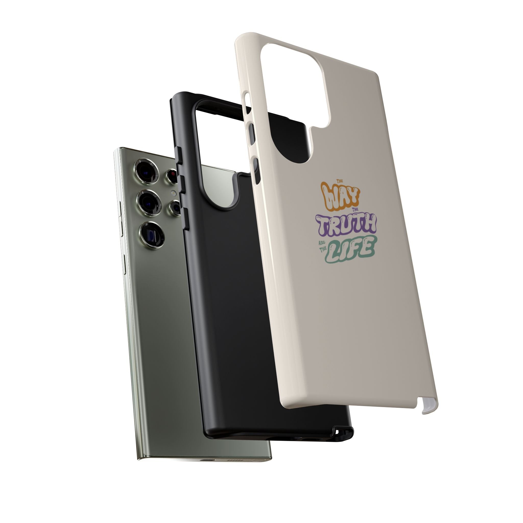 'Way,Truth,Life' Pastel Graphic Protective Tough Case