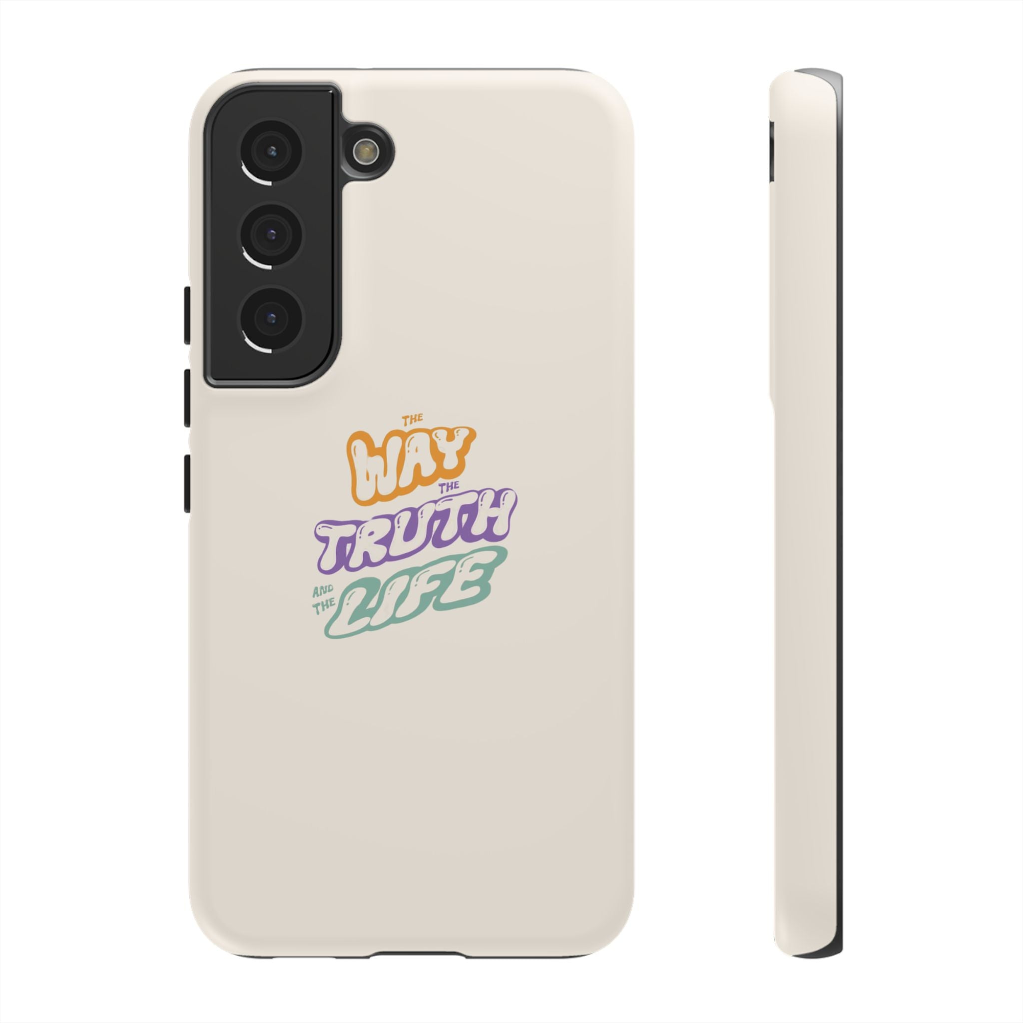 'Way,Truth,Life' Pastel Graphic Protective Tough Case