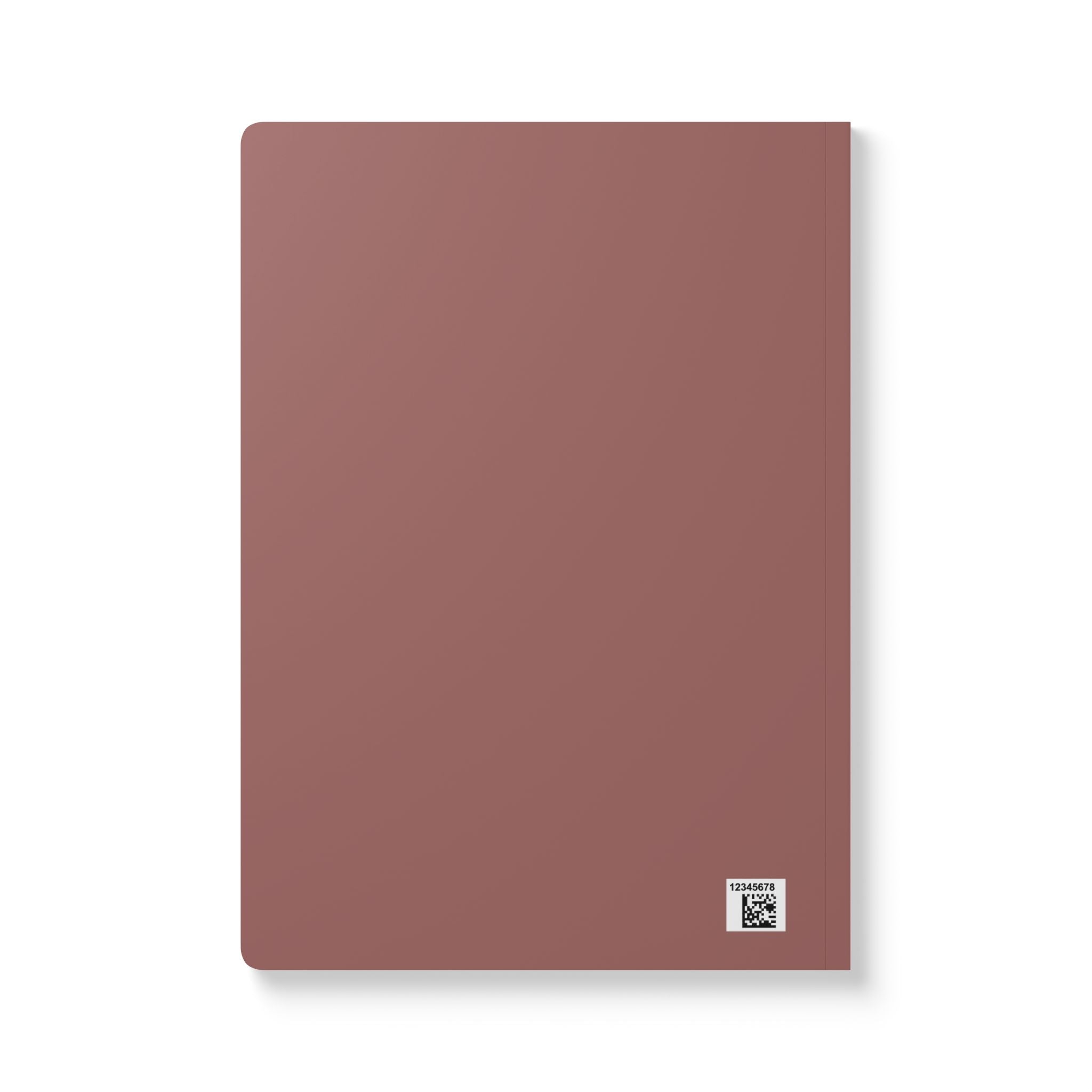 Muave Dot Softcover Journal — Lined Notebook