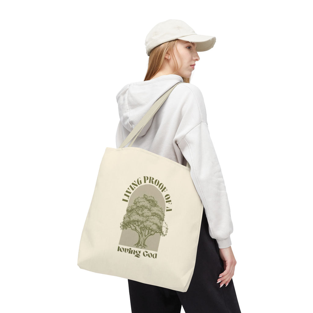 Living Proof Of A Loving God Tote Bag