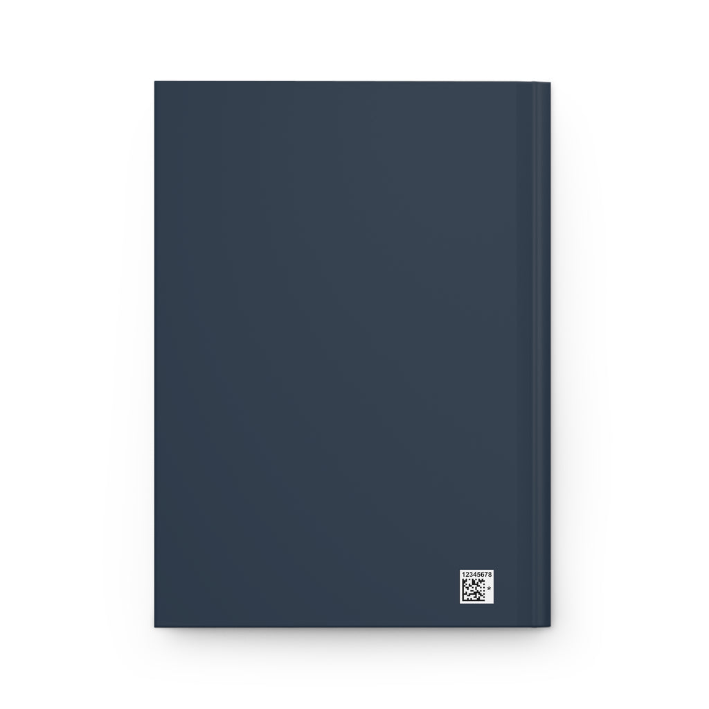 Notebook Hardcover Journal — Minimal Navy Matte Notebook