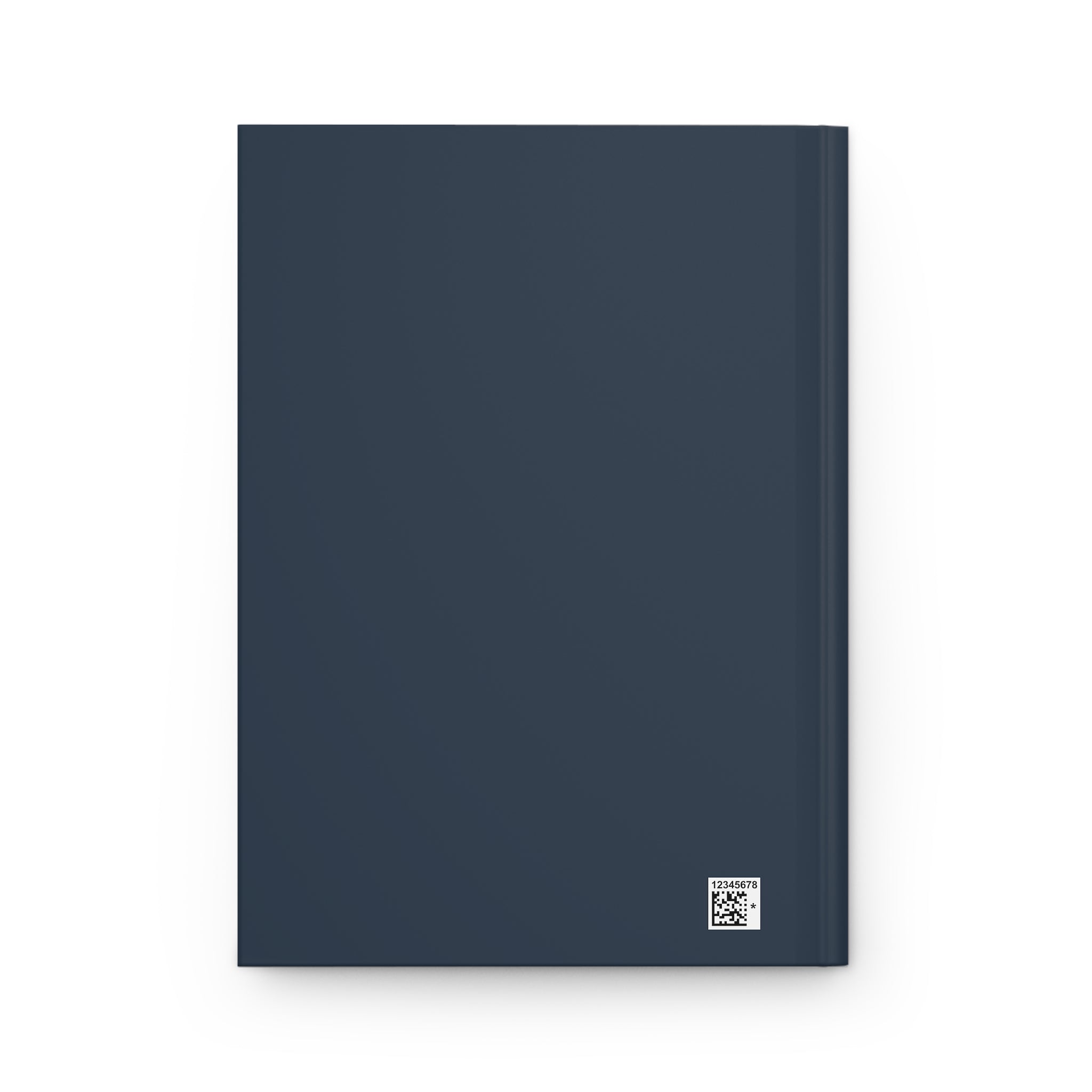 Notebook Hardcover Journal — Minimal Navy Matte Notebook