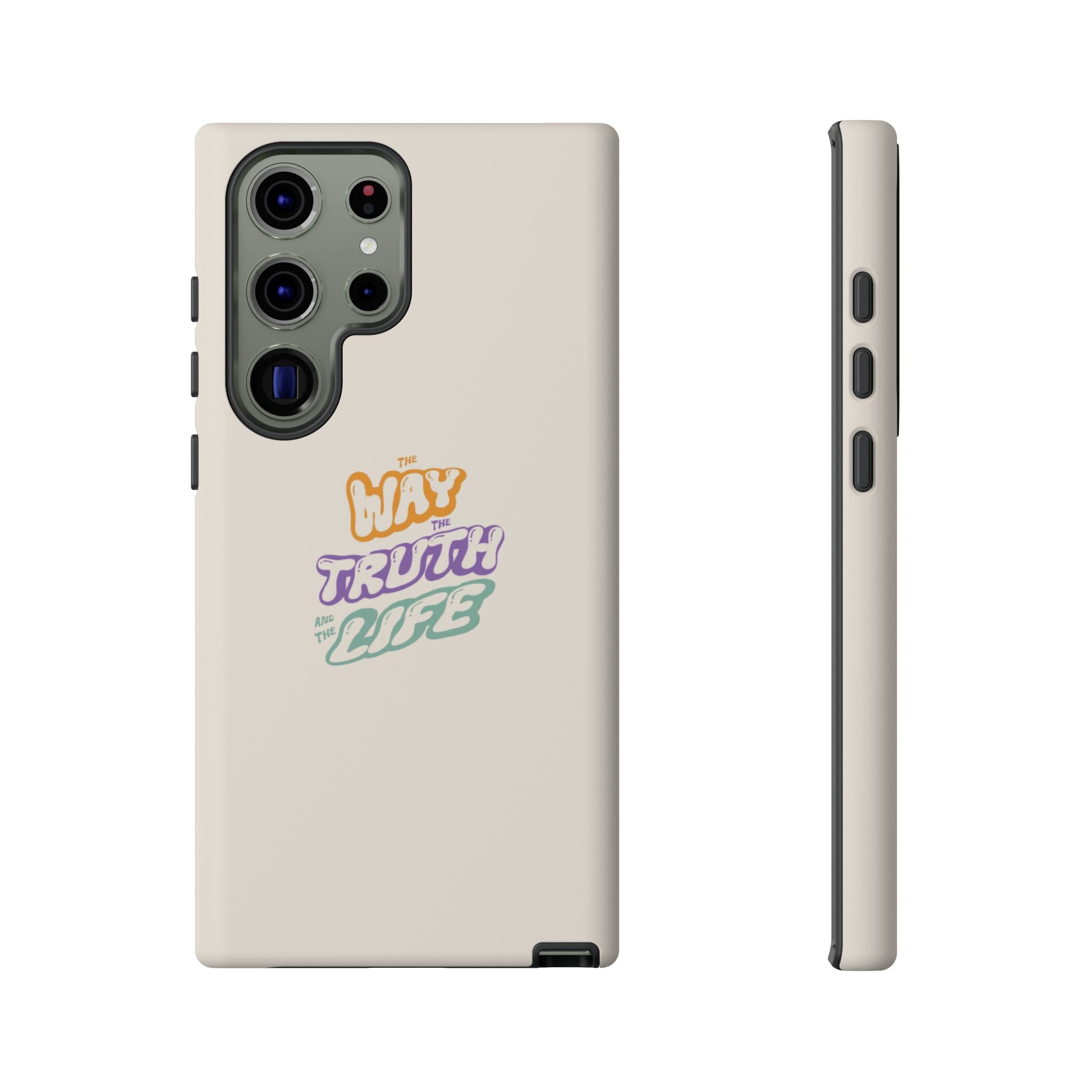 'Way,Truth,Life' Pastel Graphic Protective Tough Case