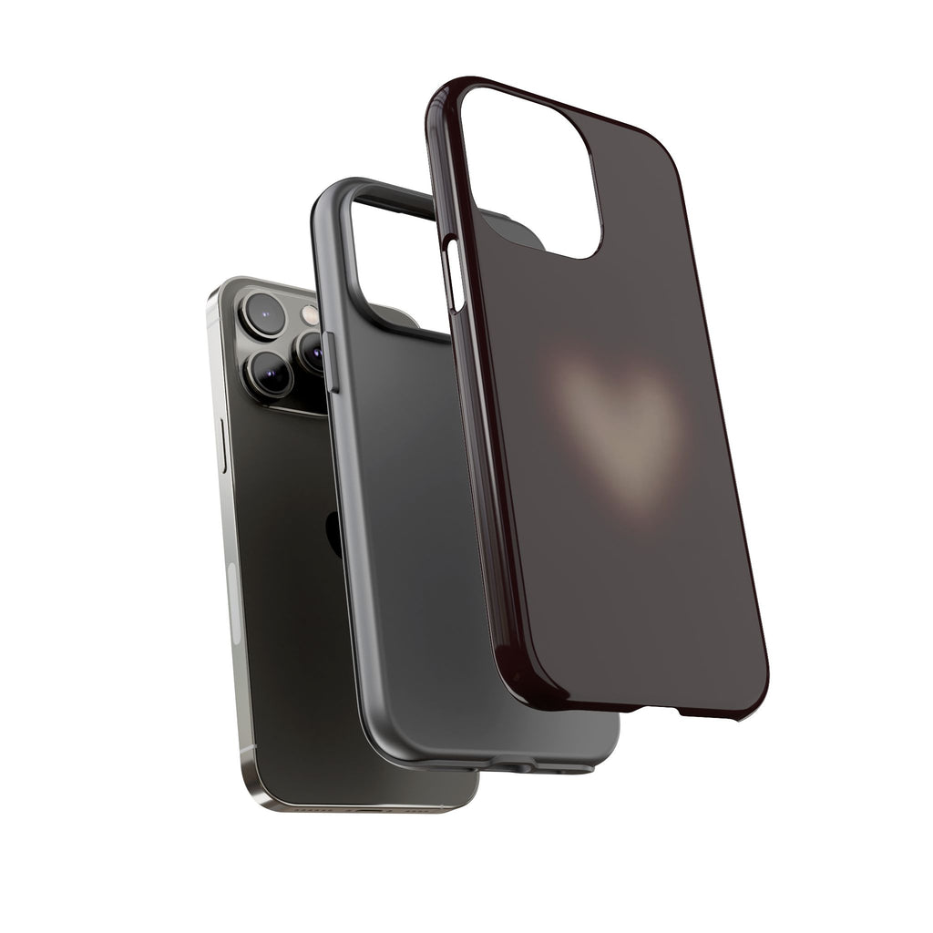 Tough Cases — Blurred Heart Protective iPhone Case