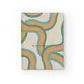 Hardcover Retro Rainbow Journal — "Be Kind to Yourself" Ruled Notebook