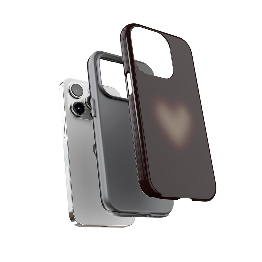 Tough Cases — Blurred Heart Protective iPhone Case