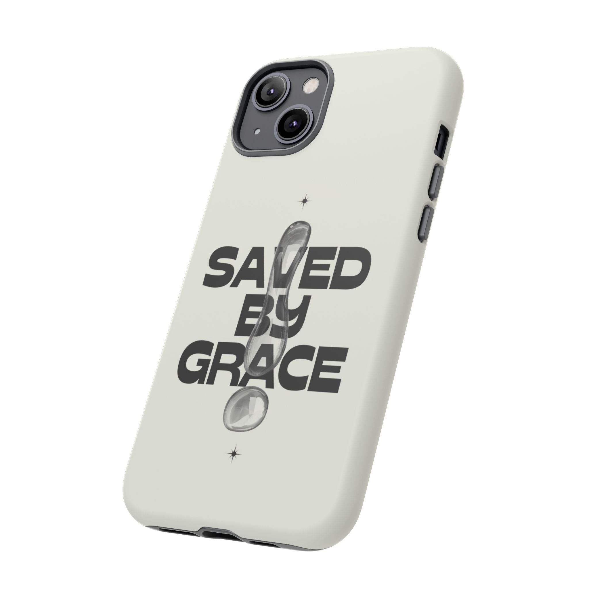 Saved By Grace Tough Phone Case — Christian Faith iPhone Cover