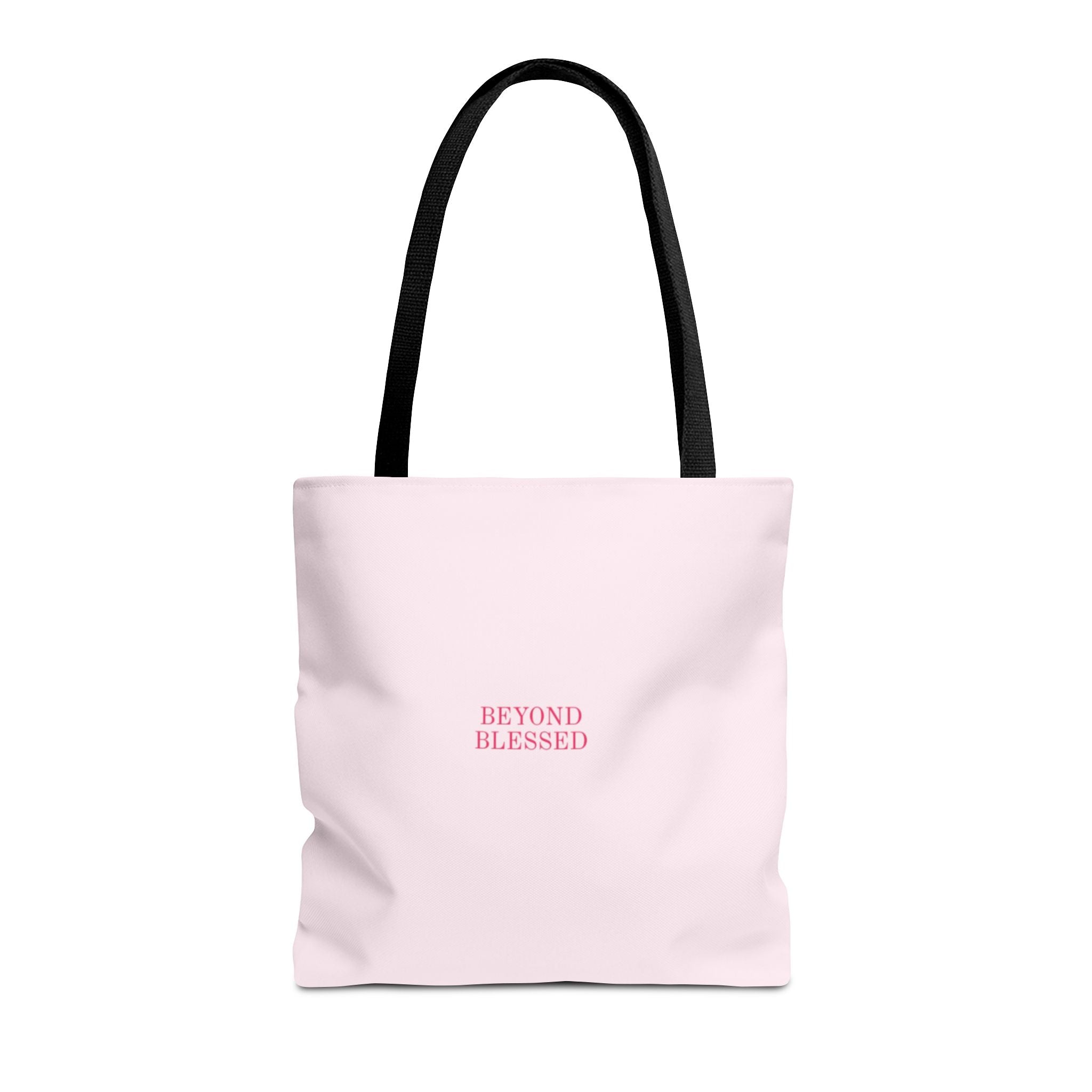 Beyond Blessed Pink Tote Bag – Inspirational Everyday Carry Tote