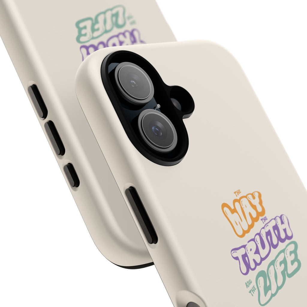 'Way,Truth,Life' Pastel Graphic Protective Tough Case