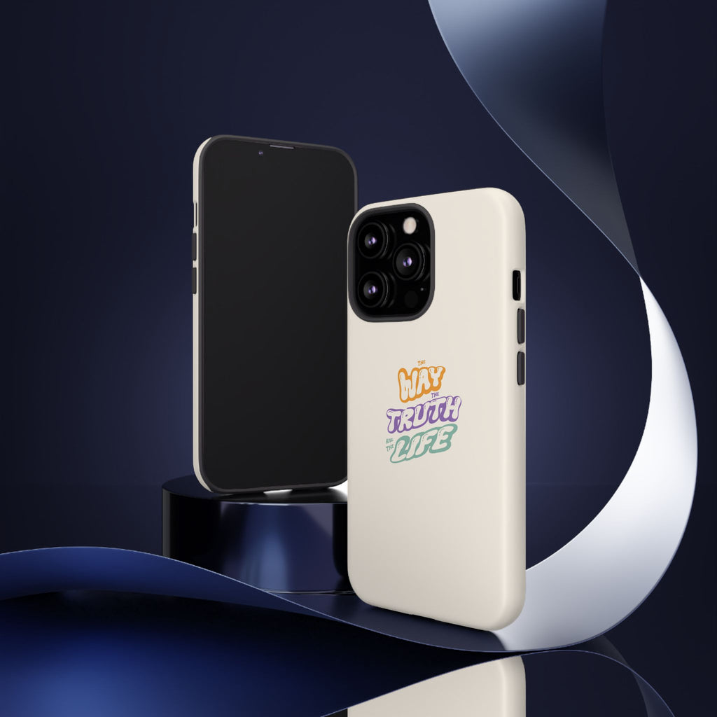 'Way,Truth,Life' Pastel Graphic Protective Tough Case