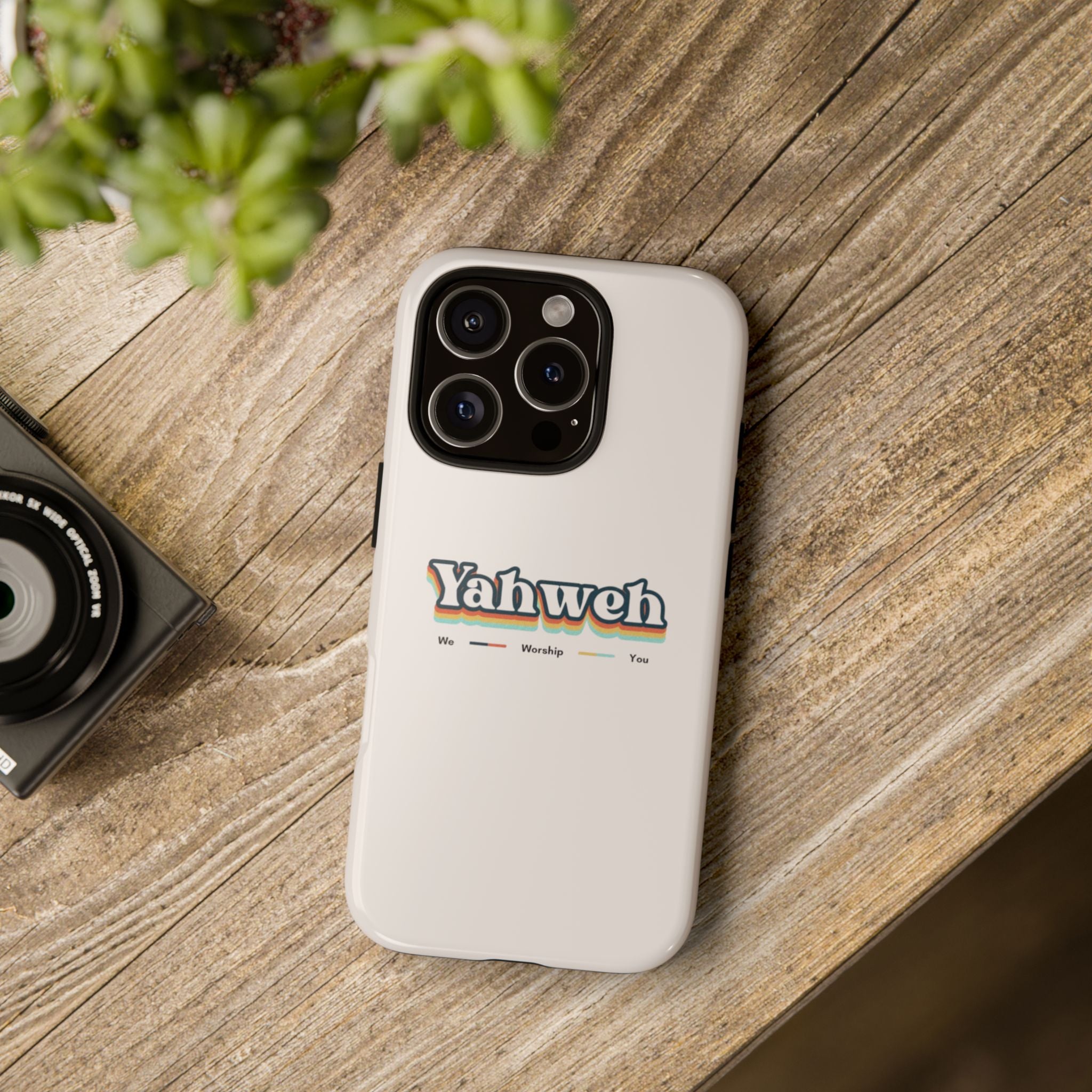 Yahweh Phone Case — Retro Faith Tough Case