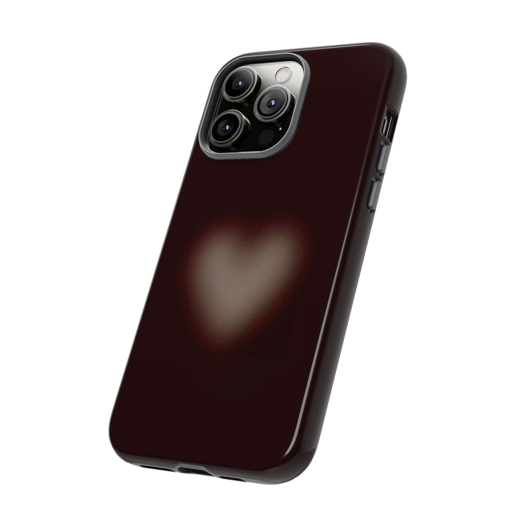 Tough Cases — Blurred Heart Protective iPhone Case