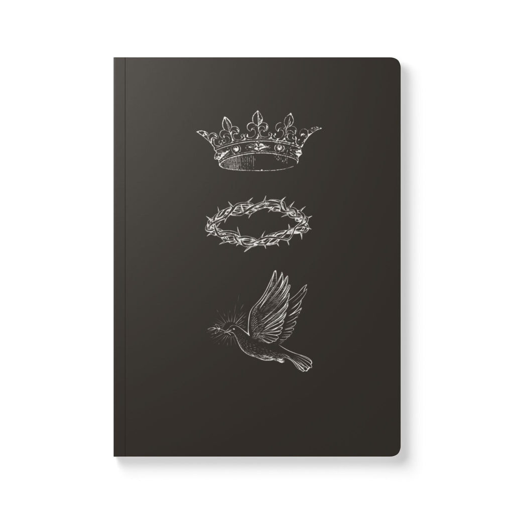 Faith Softcover Journal — Crown, Crown of Thorns & Dove