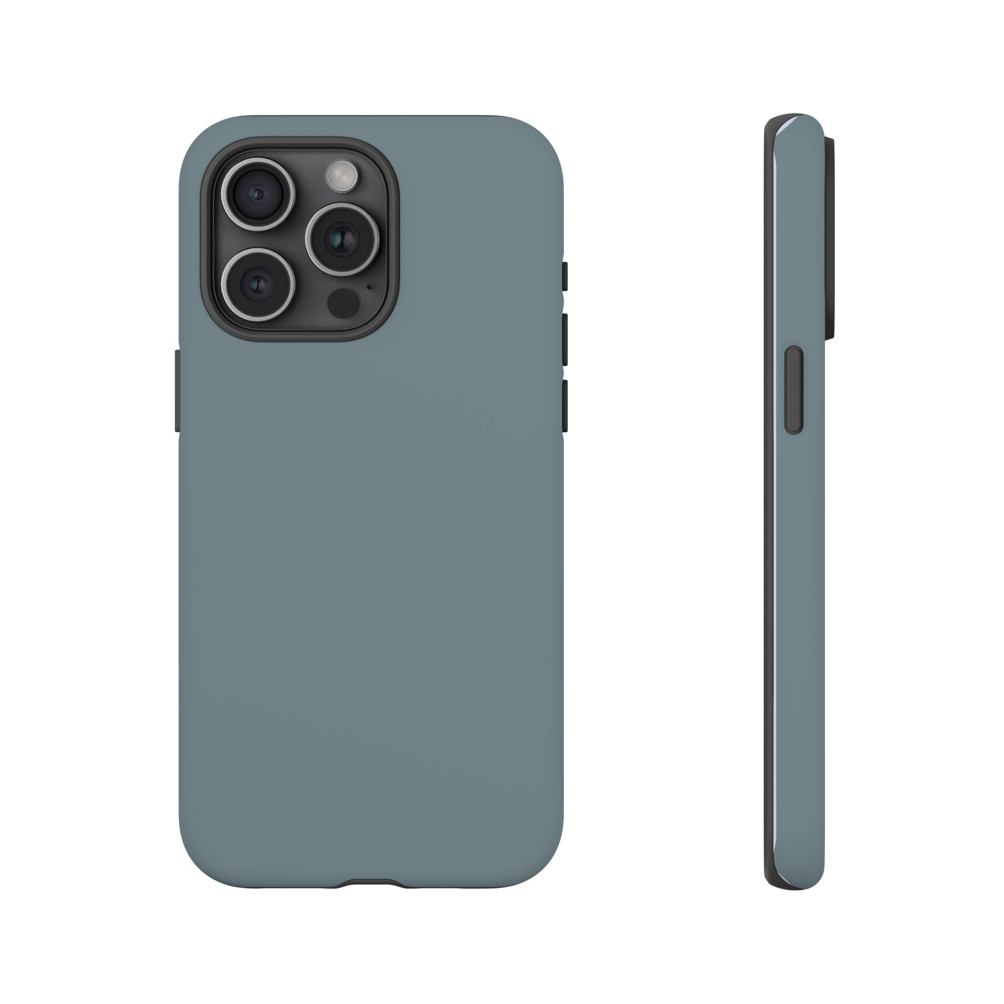 Tough iPhone Case - Blue/Grey Color