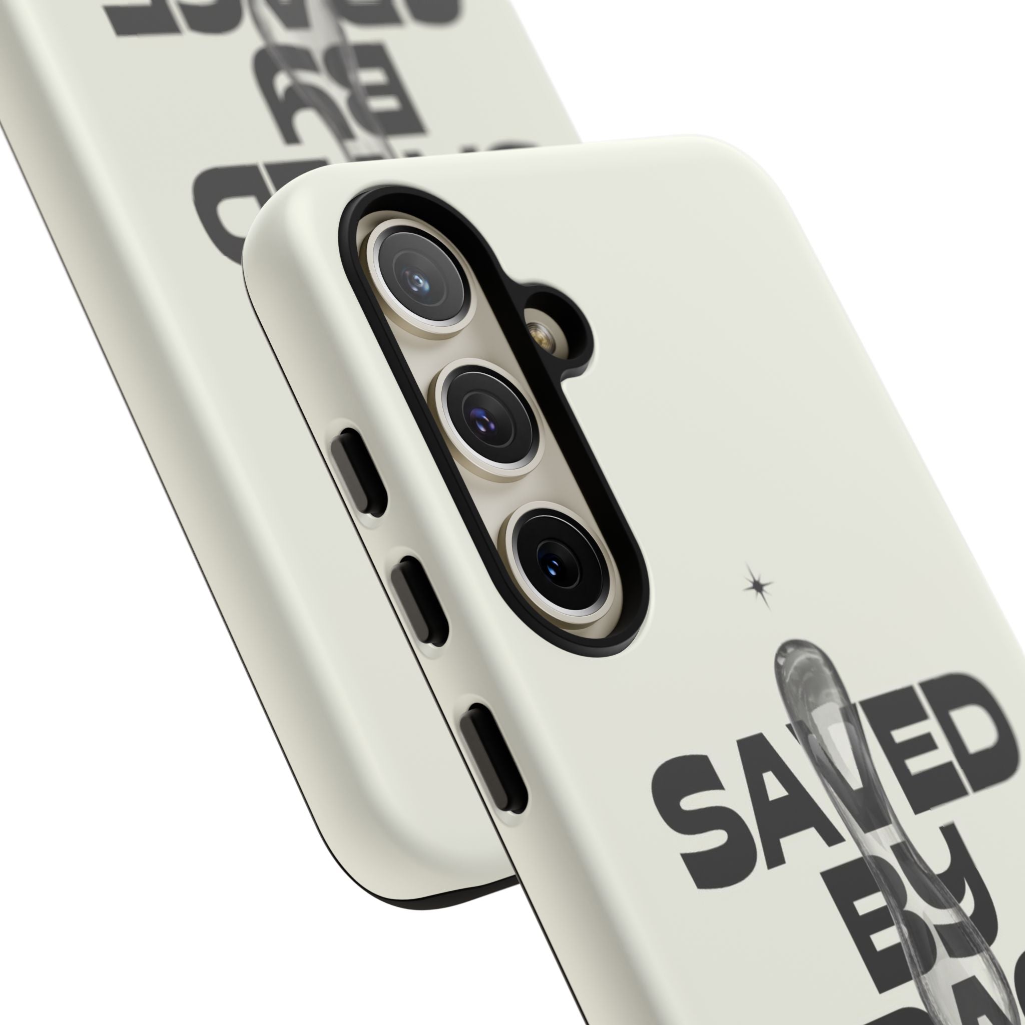 Saved By Grace Tough Phone Case — Christian Faith iPhone Cover