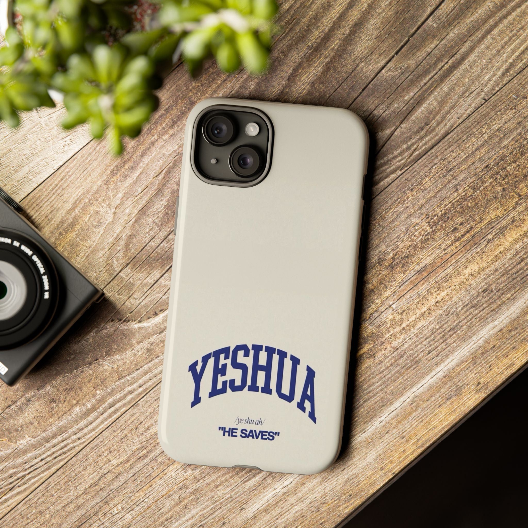 Yeshua 'He Saves' Tough Phone Case