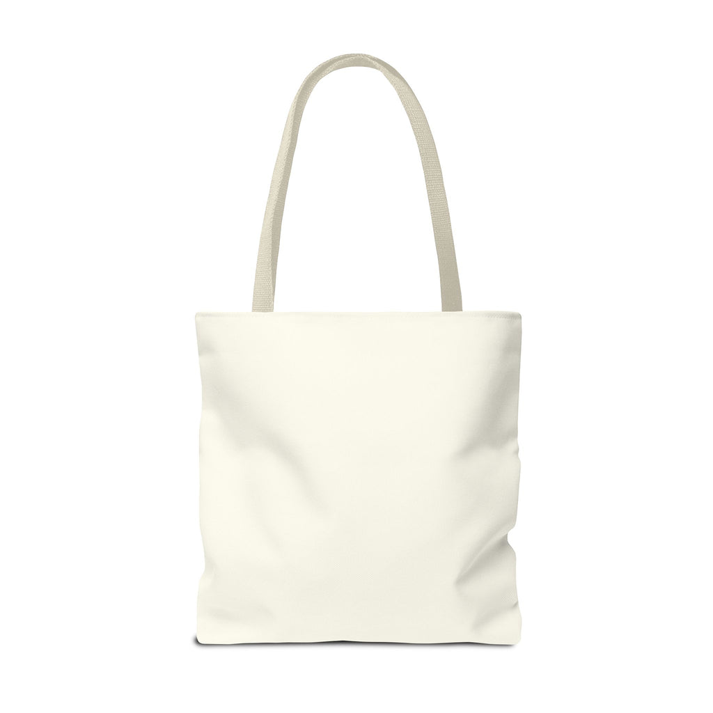Heaven Music Tote Bag - Retro Blue Graphic All-Over Print