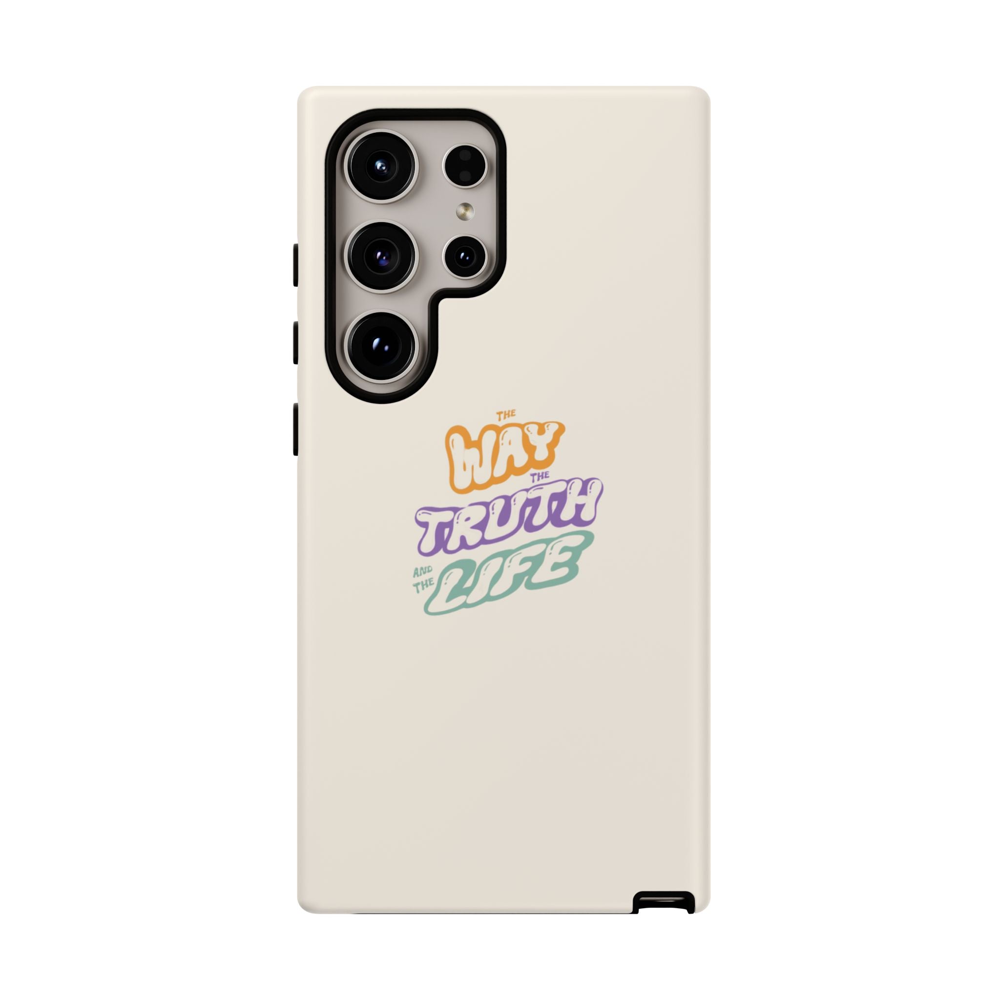 'Way,Truth,Life' Pastel Graphic Protective Tough Case