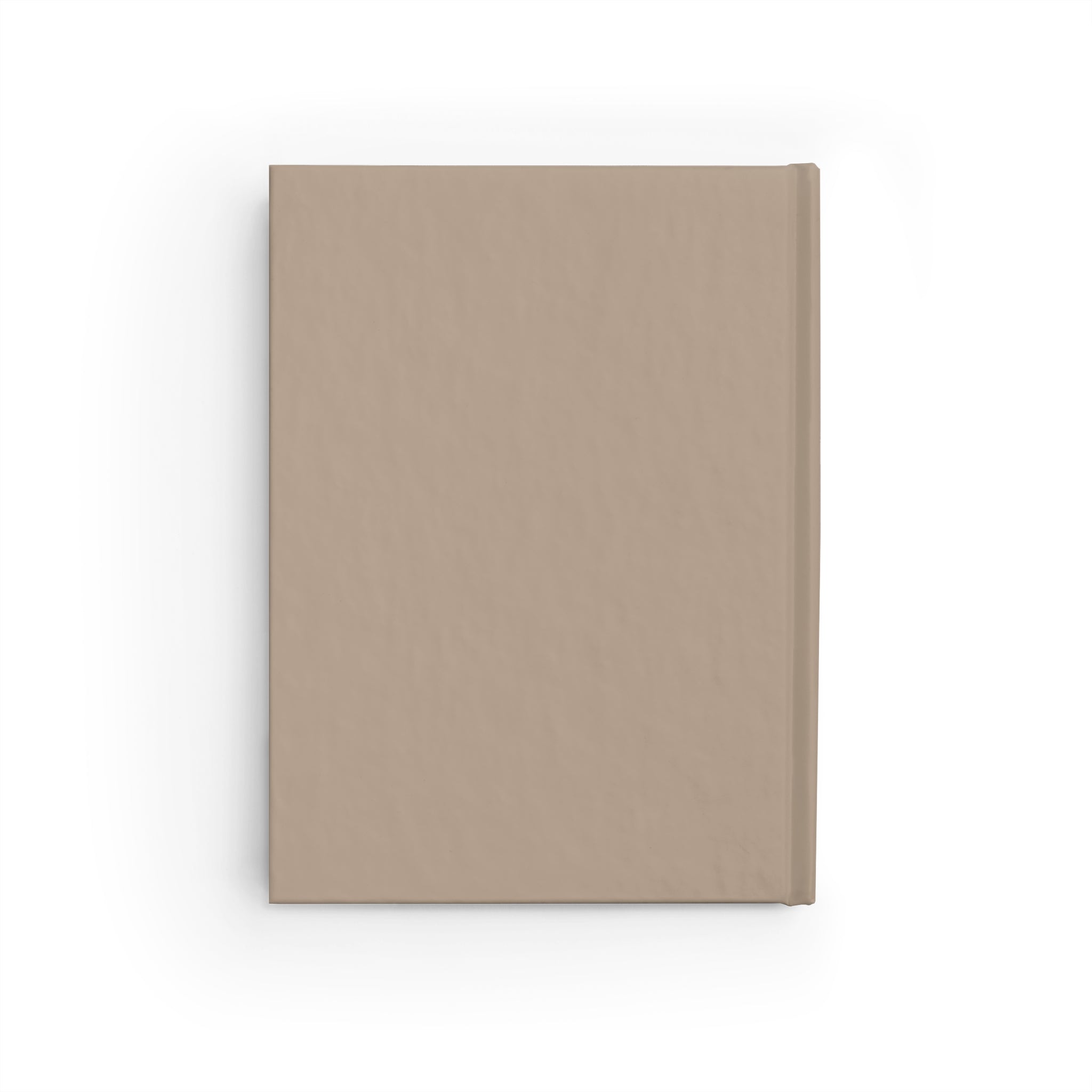 Floral Neutral Journal — Hardcover Ruled Lined Notebook with Earthy Wildflower Cover