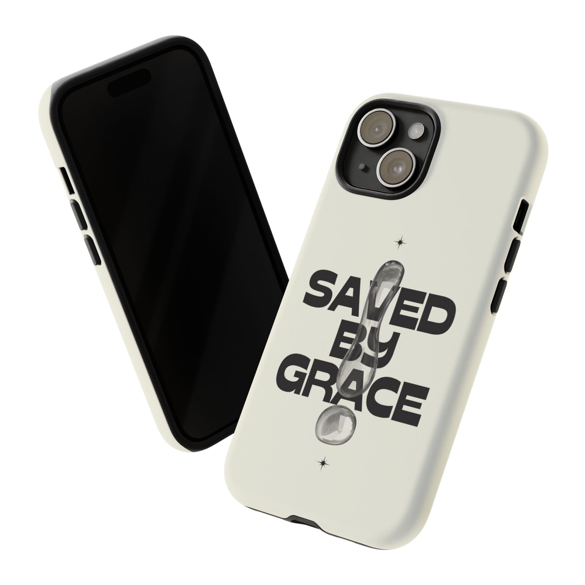 Saved By Grace Tough Phone Case — Christian Faith iPhone Cover