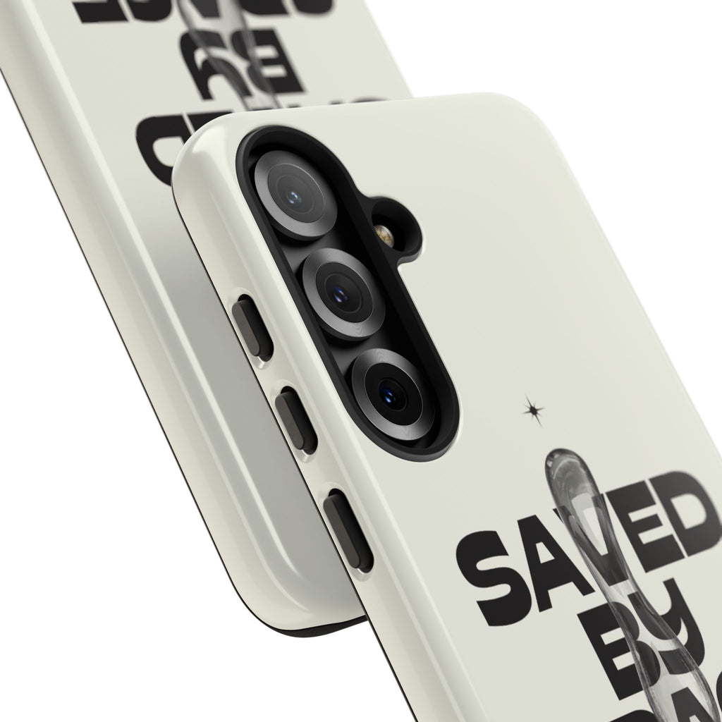Saved By Grace Tough Phone Case — Christian Faith iPhone Cover