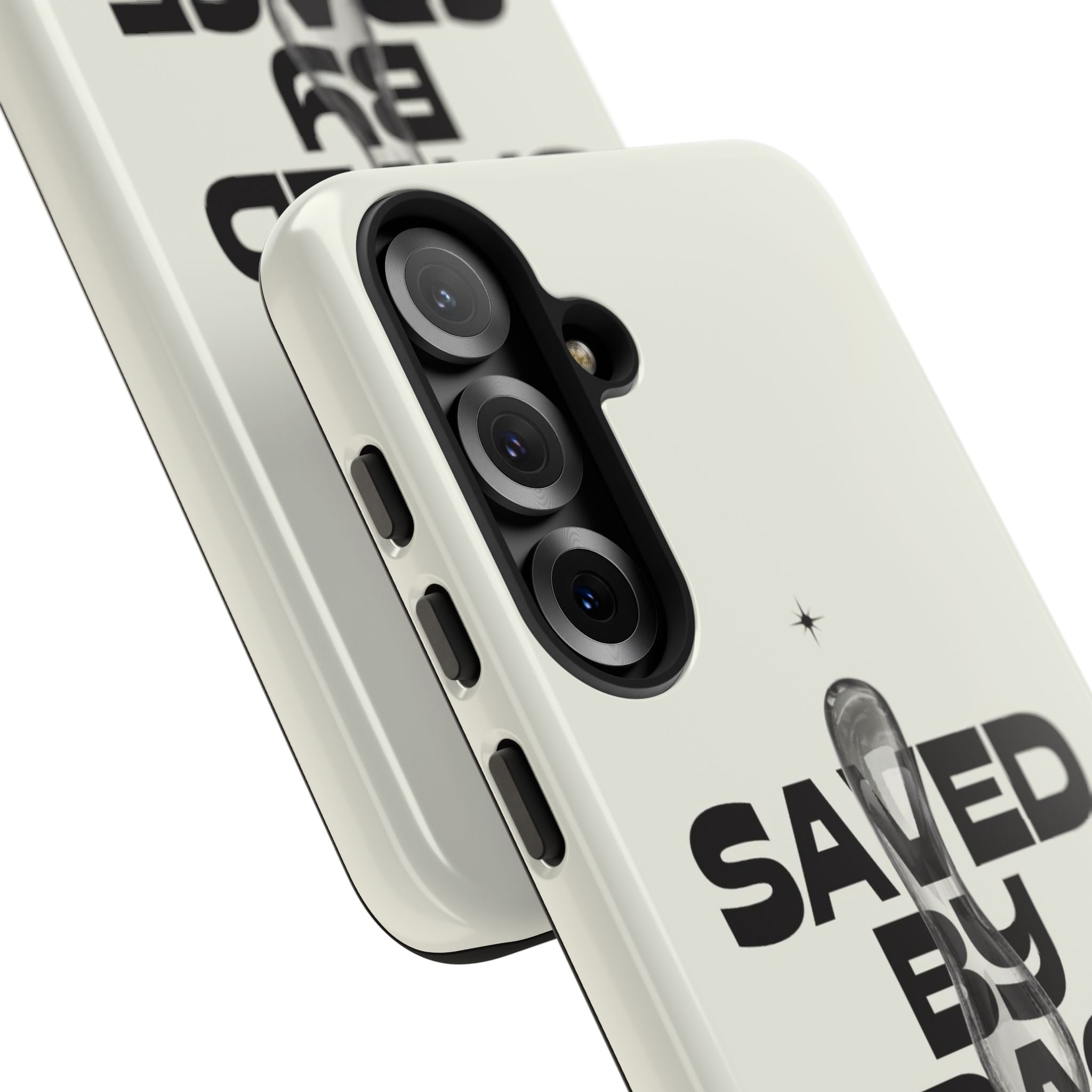 Saved By Grace Tough Phone Case — Christian Faith iPhone Cover