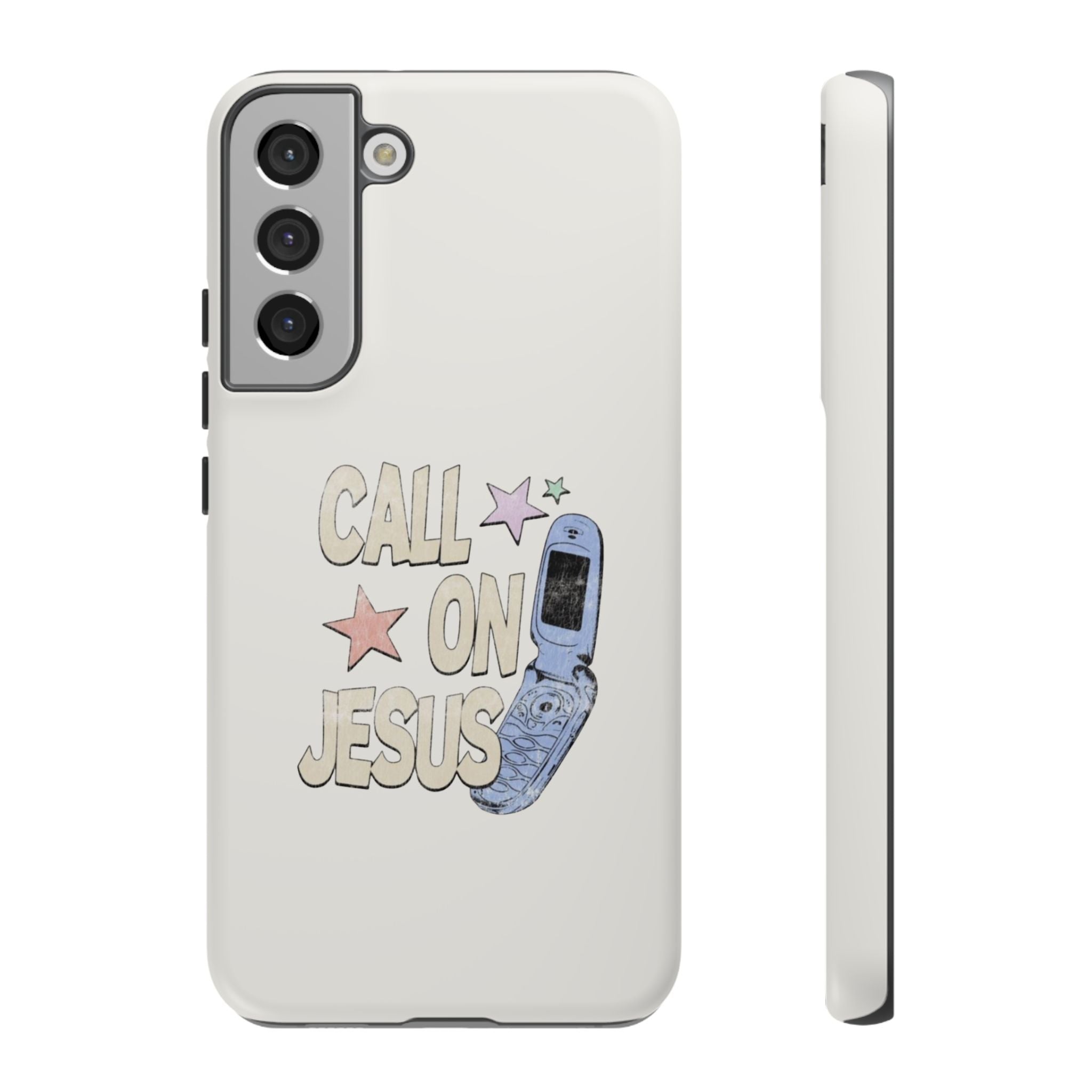 Call On Jesus Phone Case — Faith-Inspired Tough Phone Cover