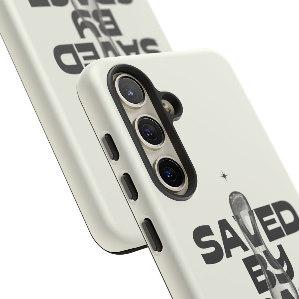 Saved By Grace Tough Phone Case — Christian Faith iPhone Cover