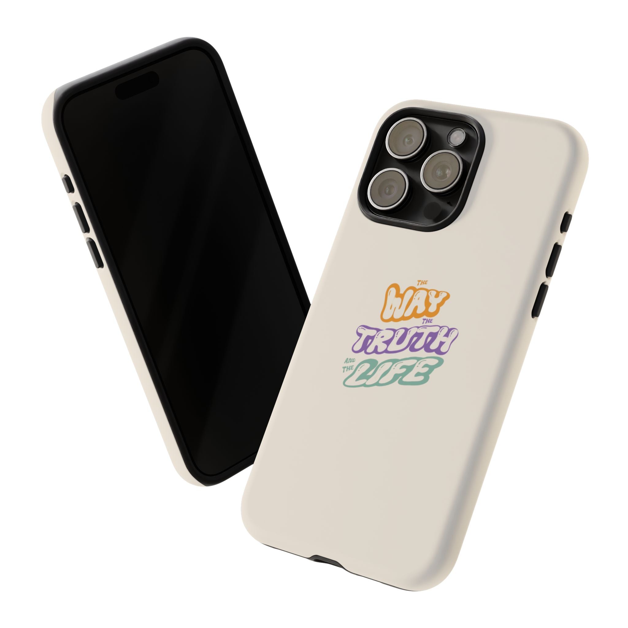 'Way,Truth,Life' Pastel Graphic Protective Tough Case
