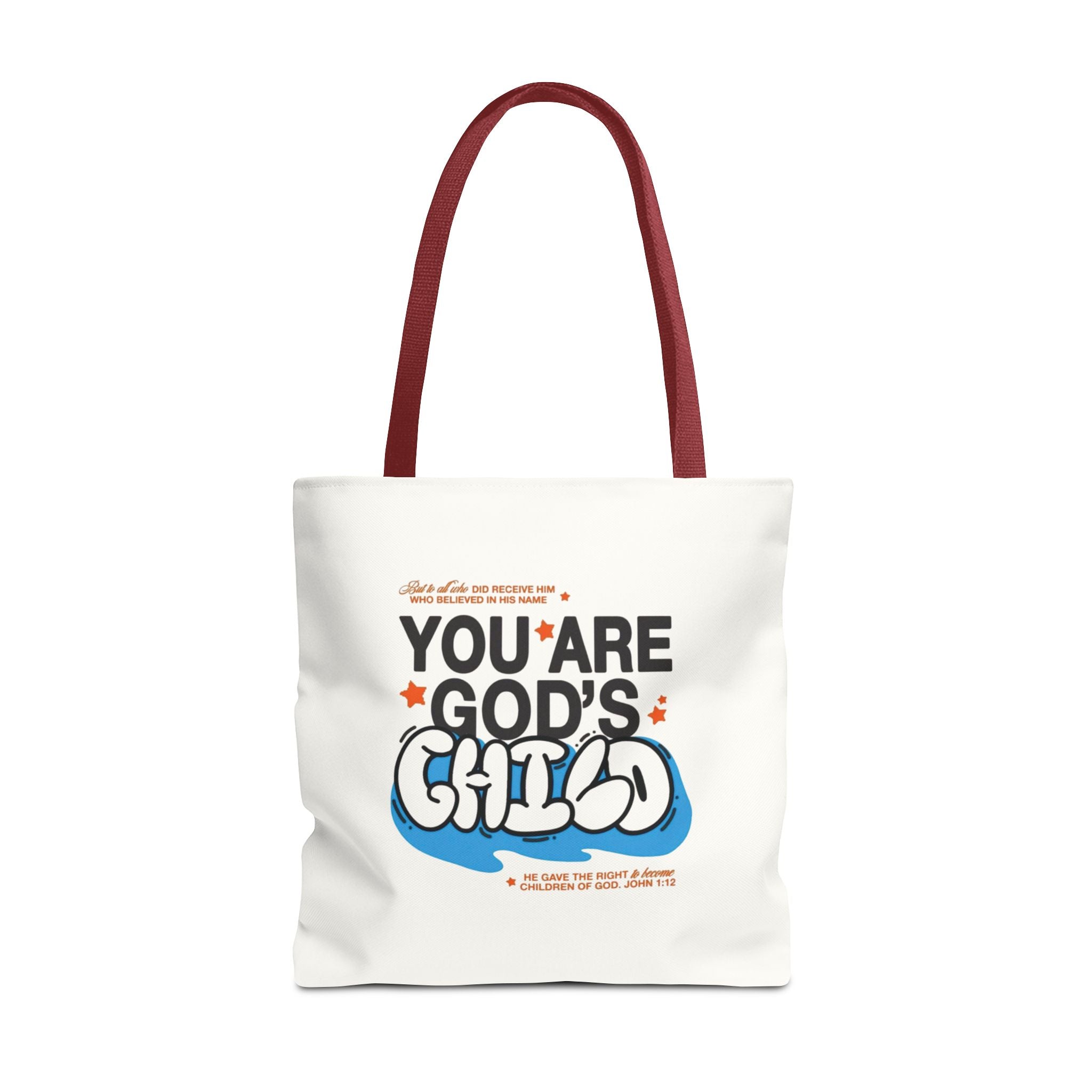 Inspirational "You Are God's Child" Tote Bag