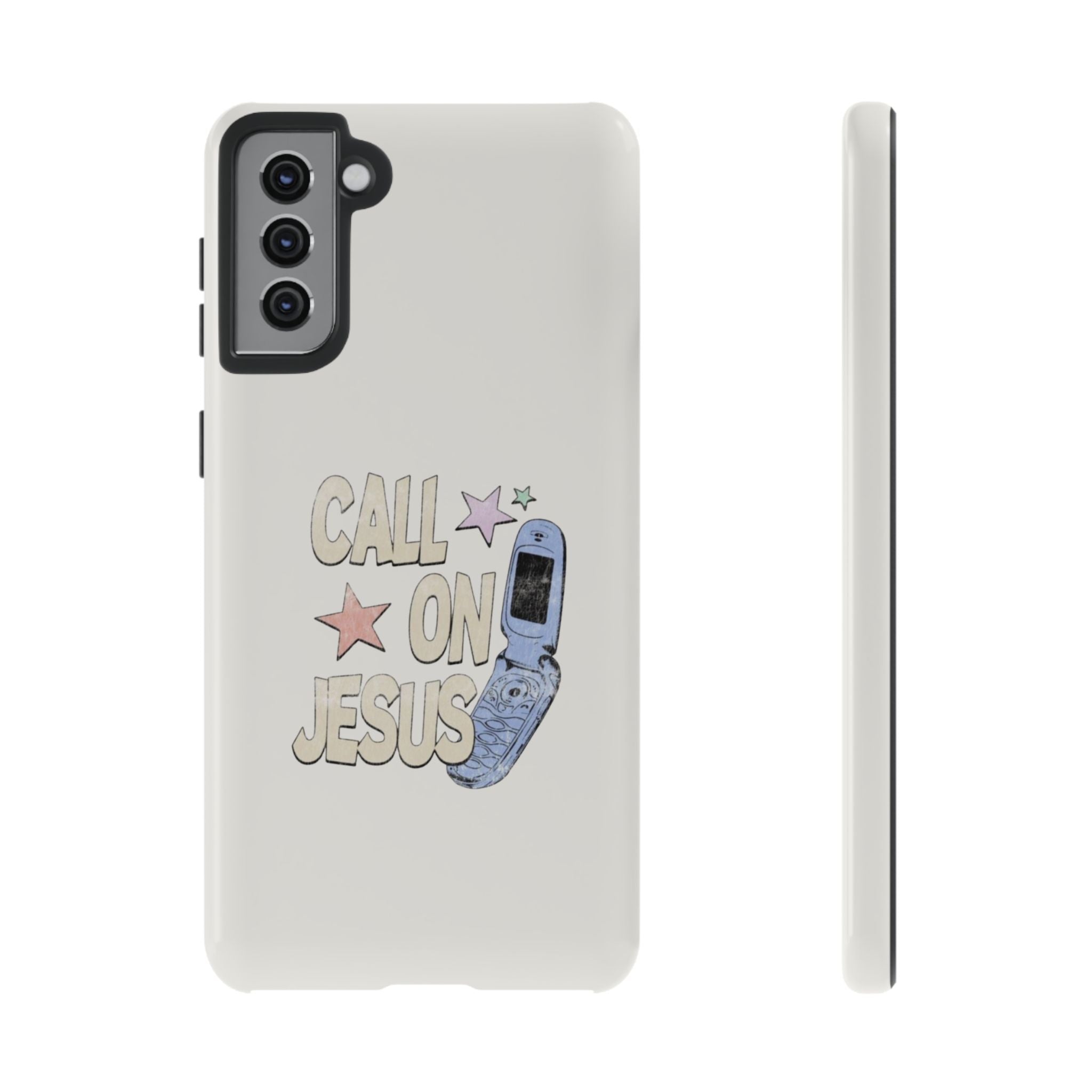 Call On Jesus Phone Case — Faith-Inspired Tough Phone Cover