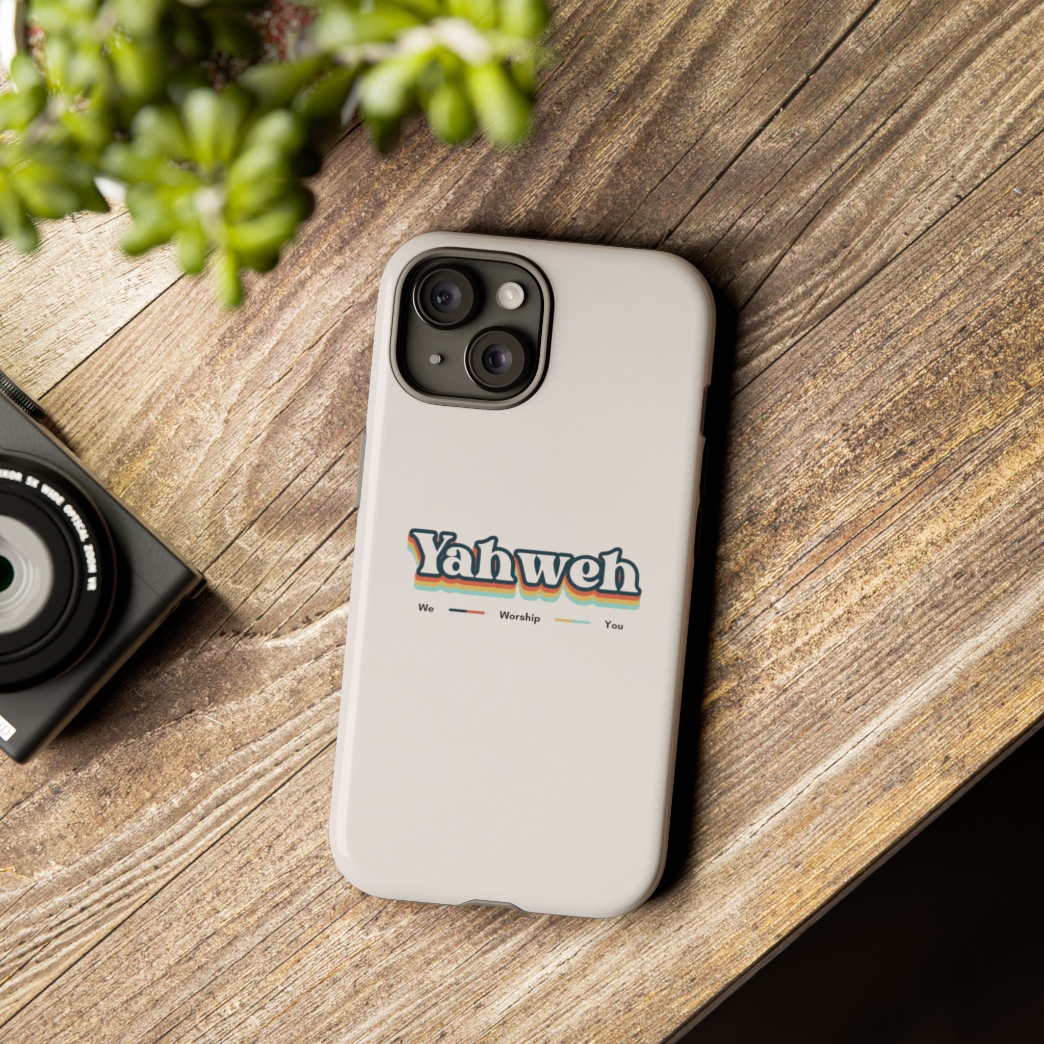 Yahweh Phone Case — Retro Faith Tough Case