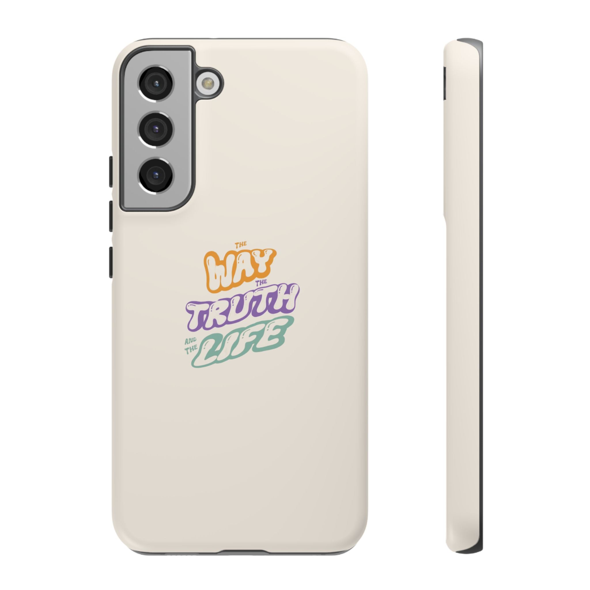 'Way,Truth,Life' Pastel Graphic Protective Tough Case